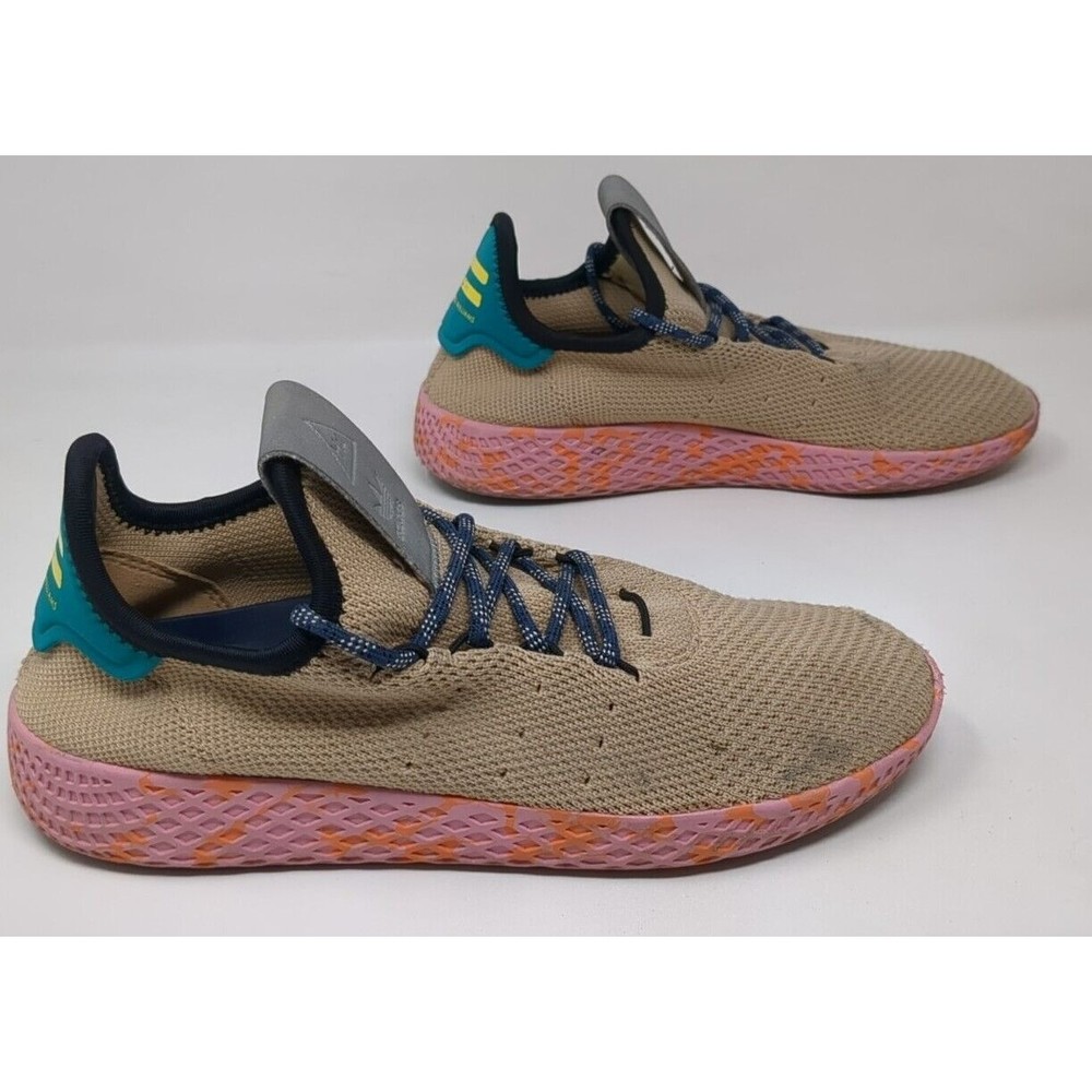 Adidas Tennis HU x Pharrell Williams Pink‎ Marble 2017 Shoes Sneakers Men Size 5